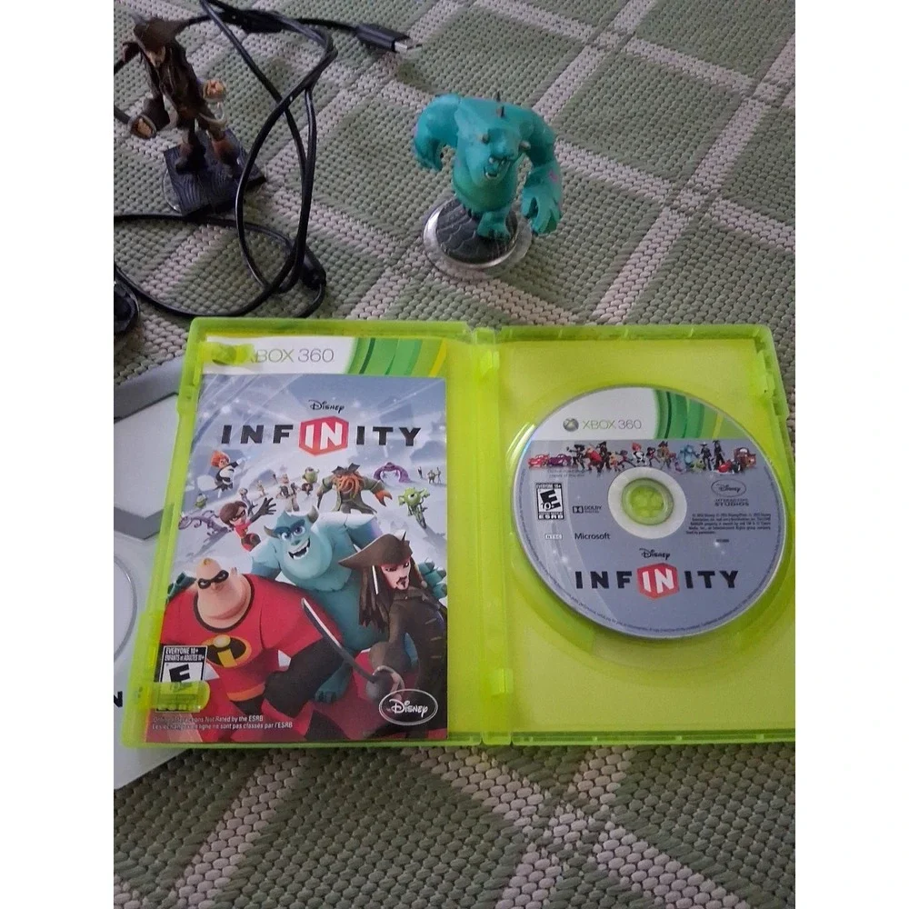 Disney Infinity Starter Pack Xbox 360 Tested Three Figures Portal Game